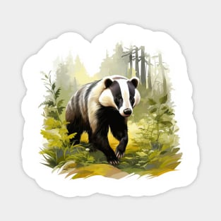 Badger Sticker